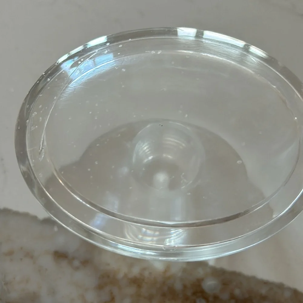 Acrylic cotton ball/q-tip holder